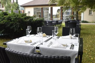 Restaurant acapella Impression gedeckter Tisch